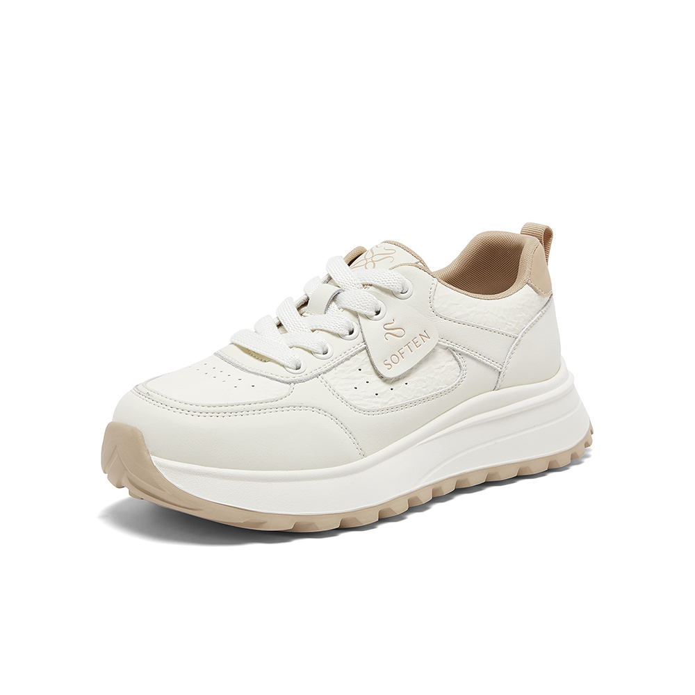 百思图2026春季新款商场同款阿甘鞋时尚运动女休闲鞋D3853AM6