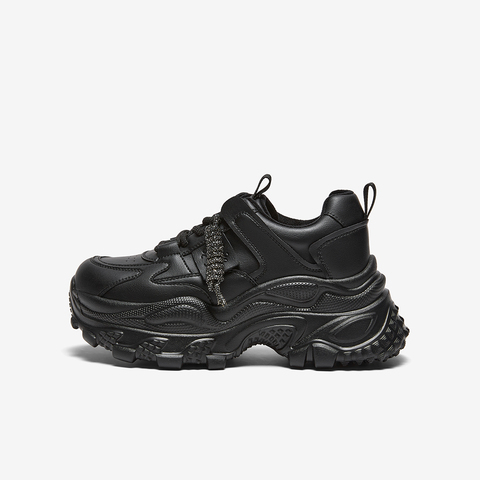 百思图2026春季新款商场同款老爹鞋时尚潮流增高女休闲鞋B0218AM6