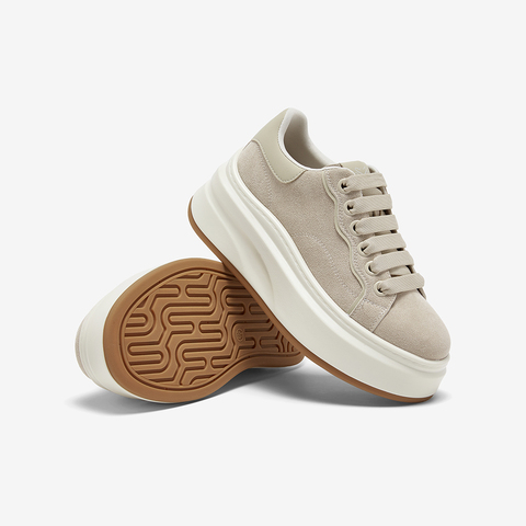 百思图2026春季新款板鞋时尚潮流街头运动女休闲鞋D3827AM6