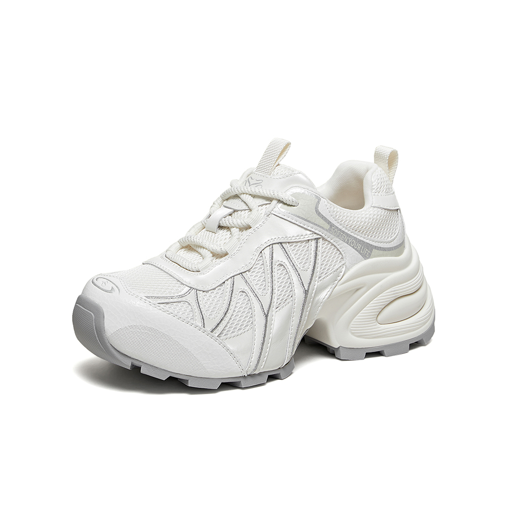 百思图2026春季新款商场同款老爹鞋时尚运动女休闲鞋G0720AM6