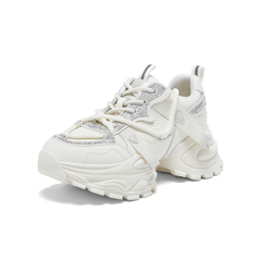 百思图2026春季新款老爹鞋时尚户外运动女休闲鞋G6615AM6