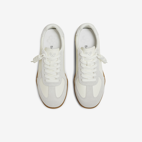 百思图2026春季新款德训鞋时尚潮流复古女运动休闲鞋D3809AM6