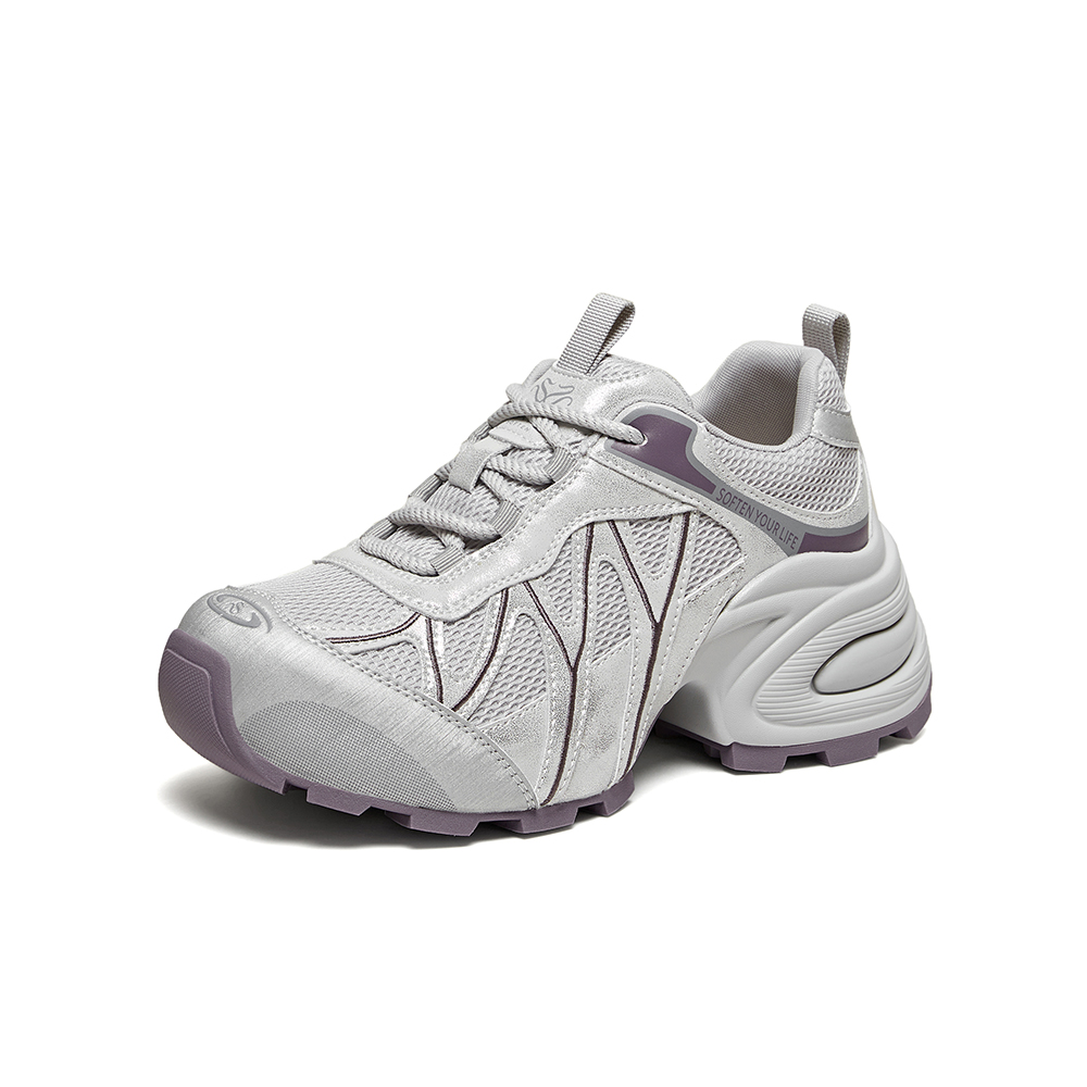 百思图2026春季新款商场同款老爹鞋时尚运动女休闲鞋G0720AM6