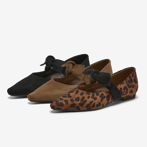 百思图2026春季新款玛丽珍鞋简约复古尖头粗跟女单鞋R6276AQ6