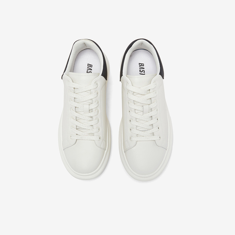 百思图2026春季新款小白鞋时尚潮流户外运动男休闲鞋26880AM6