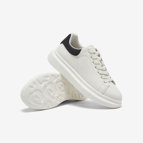 百思图2026春季新款小白鞋时尚潮流户外运动男休闲鞋26880AM6