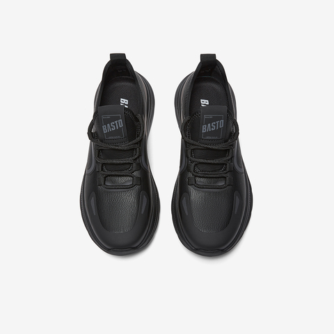 百思图2026春季新款简约户外厚底男休闲鞋25708AM6