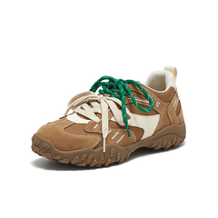 百思图2026春季新款德训鞋时髦街头复古运动女休闲鞋A2070AM6