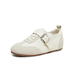 百思图2026春季新款简约复古运动户外女休闲鞋TAA01AM6