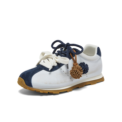 百思图2026春季新款德训鞋时尚复古户外运动女休闲鞋D3781AM6