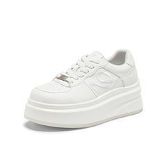 百思图2026春季新款板鞋时尚潮流街头运动女休闲鞋D5029AM6