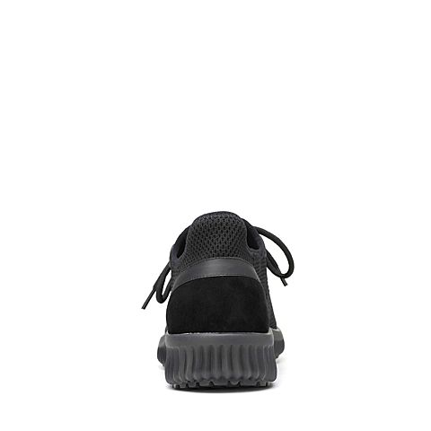 Bata/拔佳春新款专柜同款黑色简约系带运动休闲女鞋4BV01AM9