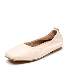 Bata/拔佳2019春新款专柜同款羊皮革浅口奶奶鞋女单鞋9BR04AQ9