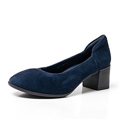 Bata/拔佳2019秋专柜同款舒适奶奶浅口女单鞋1062DCQ9