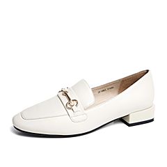 Bata/拔佳2019秋专柜同款一脚蹬粗跟乐福女单鞋60313CM9