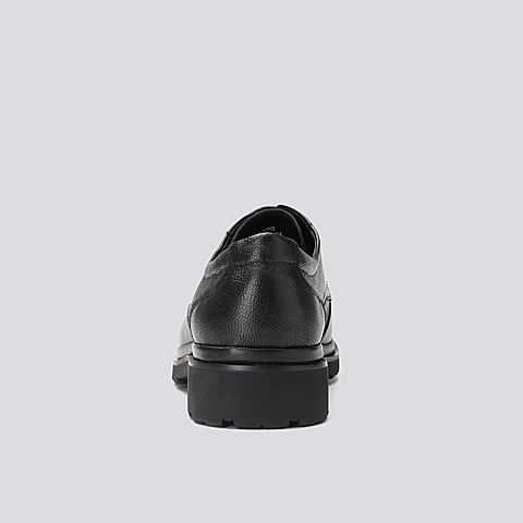 Bata秋季新款专柜同款正品透气真皮商务休闲鞋男皮鞋83128CM9