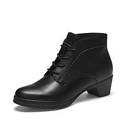 Bata/拔佳2019冬季新款专柜同款马丁靴女英伦风短靴女靴AV476DD9