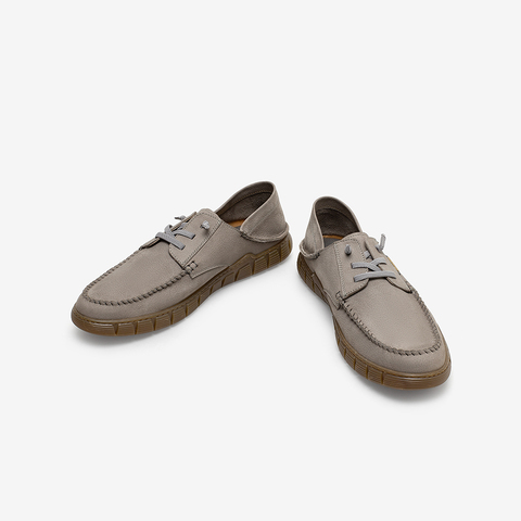 Bata商务休闲鞋男2021秋季新款百搭牛皮平底工装鞋40910CM1