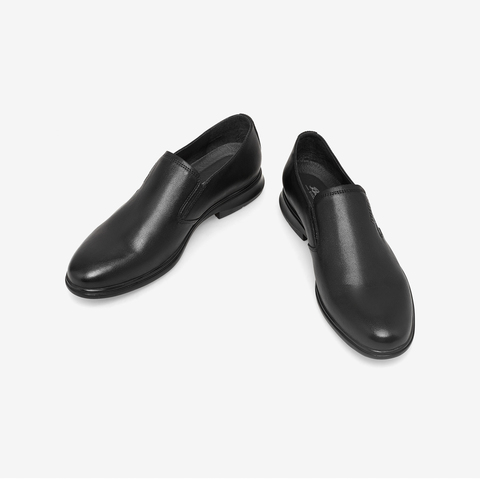 Bata乐福鞋男2023夏季商场新款英伦风软底羊皮通勤一脚蹬A5409BM3