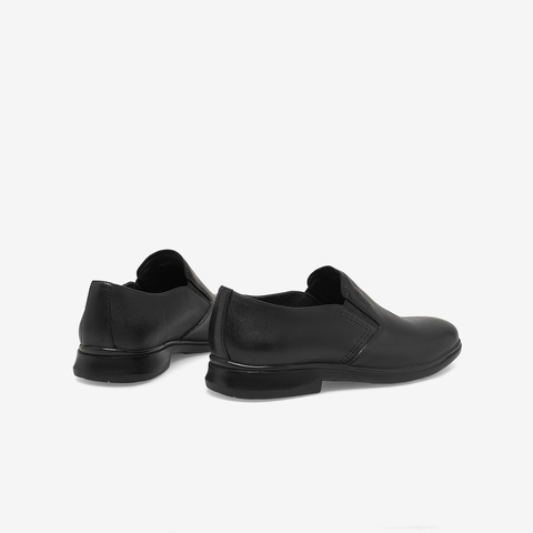 Bata乐福鞋男2023夏季商场新款英伦风软底羊皮通勤一脚蹬A5409BM3