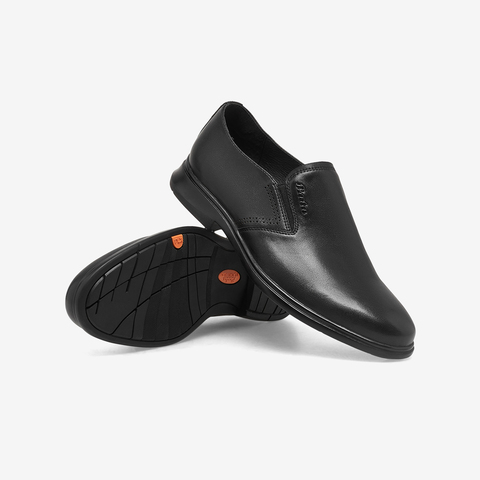 Bata乐福鞋男2023夏季商场新款英伦风软底羊皮通勤一脚蹬A5409BM3