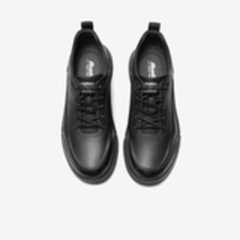 Bata休闲鞋男2023秋商场新款厚底透气舒适牛皮通勤运动鞋FB708CM3