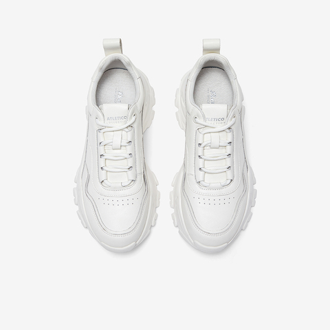 Bata高街老爹鞋女2024春季商场新款厚底增高运动休闲单鞋WPT98AM4