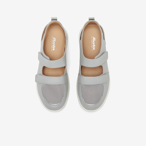 Bata后空凉鞋女2024夏商场新款牛皮运动通勤软底休闲凉鞋AYN02BH4