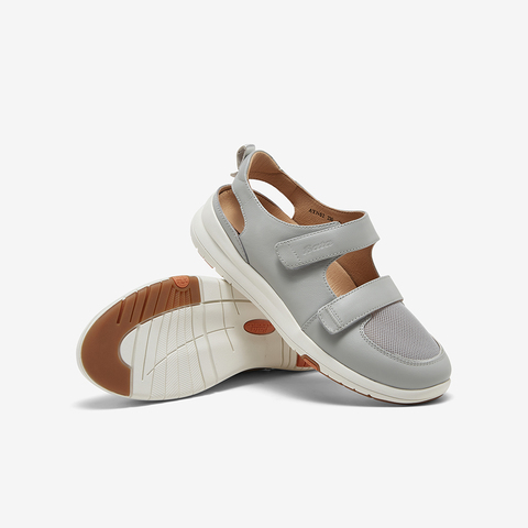 Bata后空凉鞋女2024夏商场新款牛皮运动通勤软底休闲凉鞋AYN02BH4