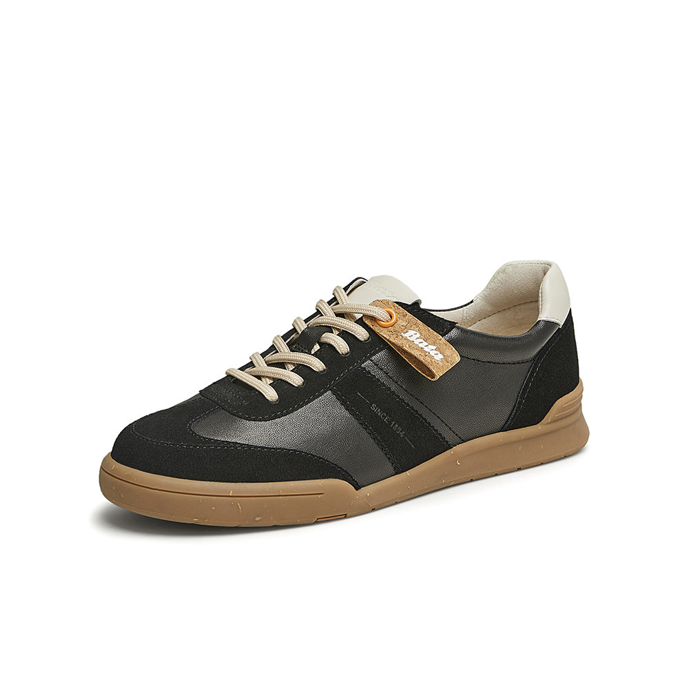 Bata休闲鞋女2024秋季商场新款通勤百搭德训轻便软底板鞋ACO29CM4