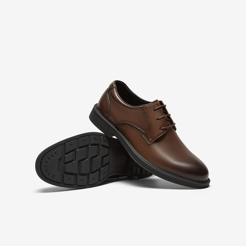 Bata英伦正装皮鞋男2024秋季商场新款羊皮商务通勤德比鞋W8112CM4