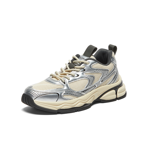 Bata老爹鞋男2024秋商场新款潮流时尚增高运动百搭休闲鞋24449CM4