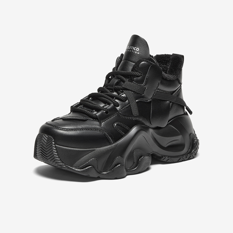 Bata高街老爹鞋女2024冬季商场新款厚底增高运动休闲单鞋9918DDM4