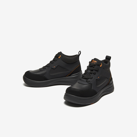 Bata休闲靴女2024冬季新款厚底高帮时尚户外软底短靴AGD44DD4