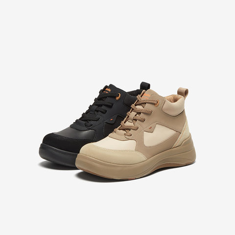 Bata休闲靴女2024冬季新款厚底高帮时尚户外软底短靴AGD44DD4