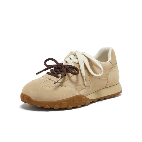 Bata阿甘鞋女2025春季商场新款厚底透气休闲百搭运动鞋6587DAM5