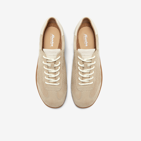 Bata德训鞋女2025春商场新款轻便通勤百搭羊皮休闲运动鞋ALI30AM5