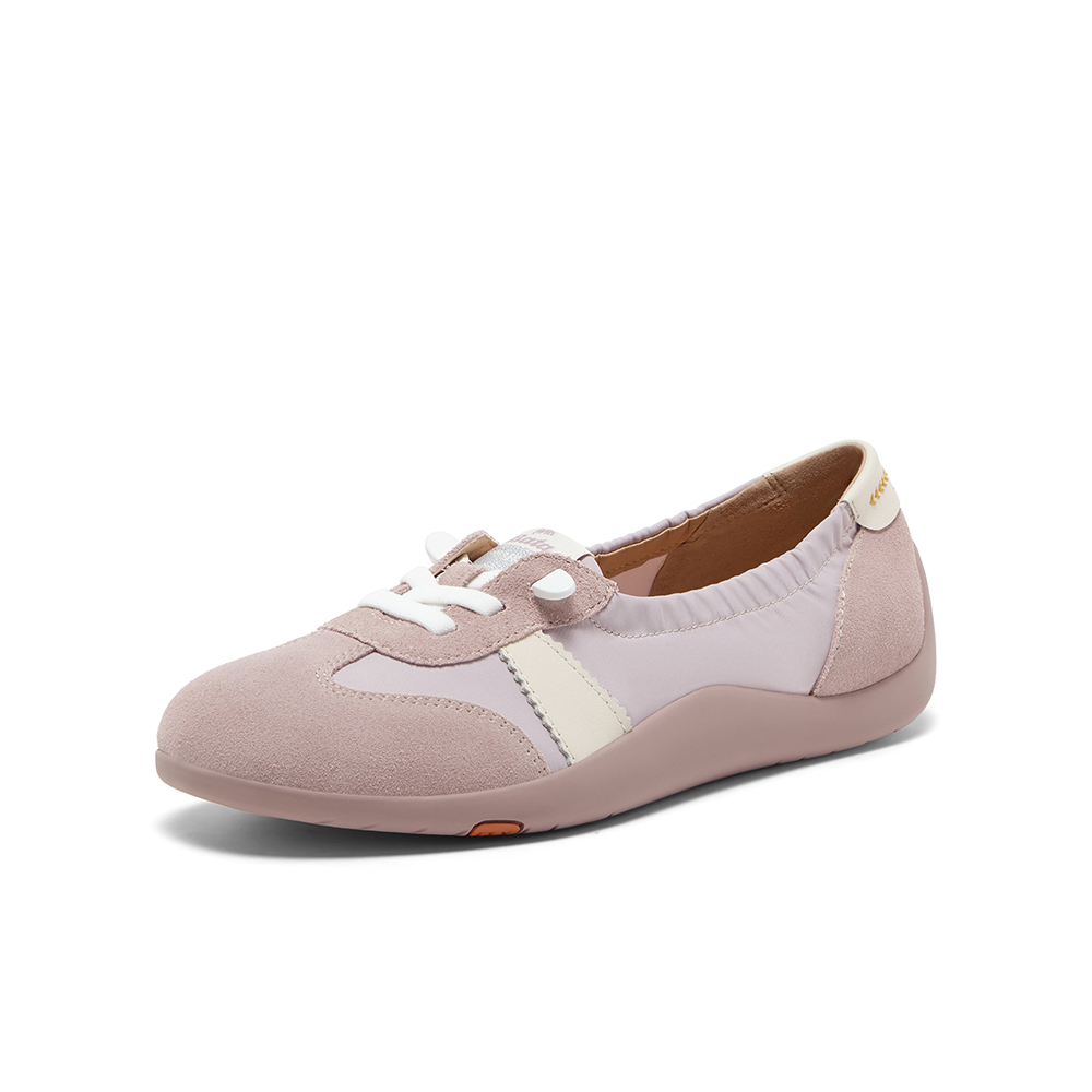 Bata休闲鞋女2025春季商场新款通勤牛剖皮德训百搭开车鞋ALI03AA5