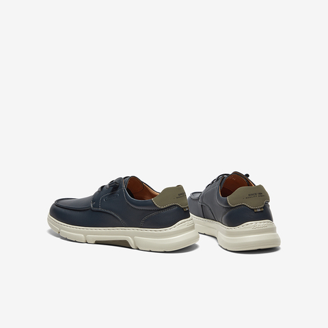 Bata休闲皮鞋男2025春季商场新款羊皮通勤舒适厚底皮鞋W9063AM5