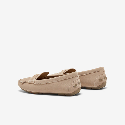 Bata乐福鞋女2025春商场新款英伦风牛剖皮通勤软底单AE266AA5