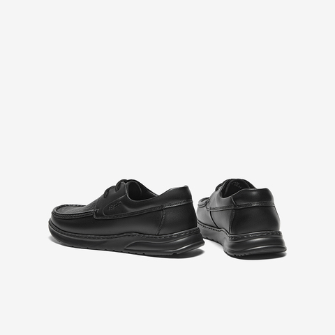 Bata休闲皮鞋男2025春商场新款厚底透气舒适羊皮通勤鞋79938AM5