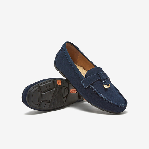 Bata乐福鞋女2025春商场新款英伦羊皮通勤百搭软底一脚蹬UFP11AA5