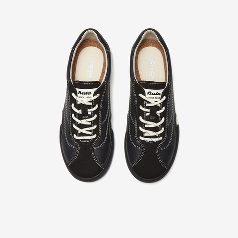 Bata休闲鞋女2025春季商场新款通勤百搭德训软底运动板鞋ACO22AM5