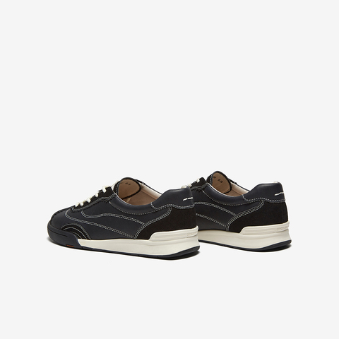 Bata休闲鞋女2025春季商场新款通勤百搭德训软底运动板鞋ACO22AM5