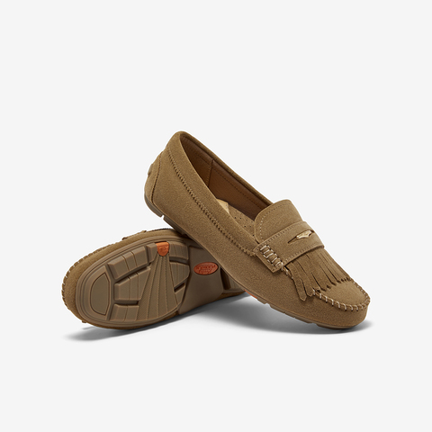 Bata乐福鞋女2025春商场新款英伦风牛剖皮通勤软底单AE266AA5