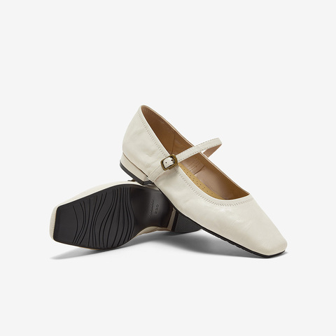 Bata浅口单鞋女2025春季新款复古羊皮优雅百搭淑女玛丽珍7091AAQ5