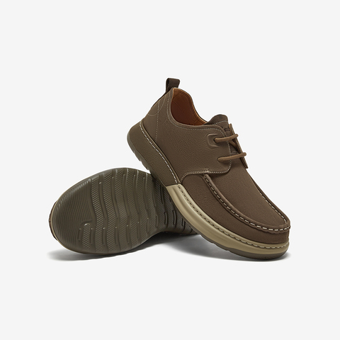 Bata商务休闲鞋男2025春季商场新款英伦风百搭牛皮工装鞋31101AM5