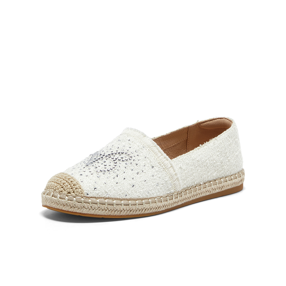 Bata渔夫鞋女2025春季新款通勤舒适百搭一脚蹬单鞋9571DAA5