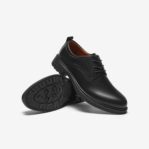 Bata正装皮鞋男2025春季商场新款牛皮英伦商务通勤德比鞋91B01AM5