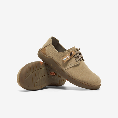 Bata袋鼠鞋女2025春商场新款百搭牛剖皮厚底百搭软底单鞋AVH13AM5